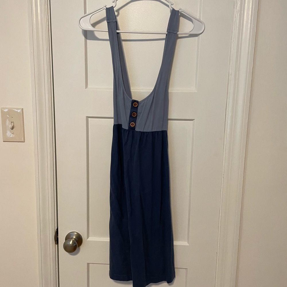 Ecote button front color block dress